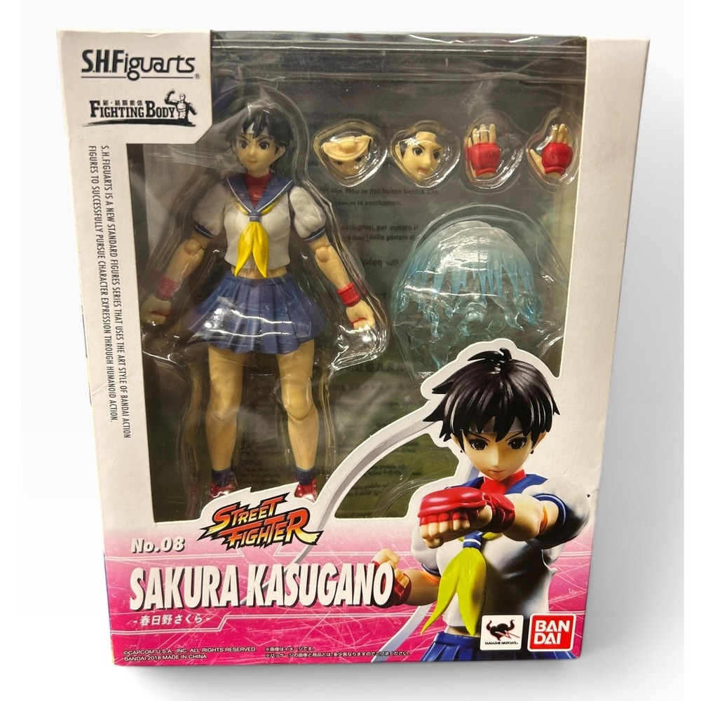 Bandai SH Figuarts Street Fighter Sakura Kasugano No 08 Action Figure
